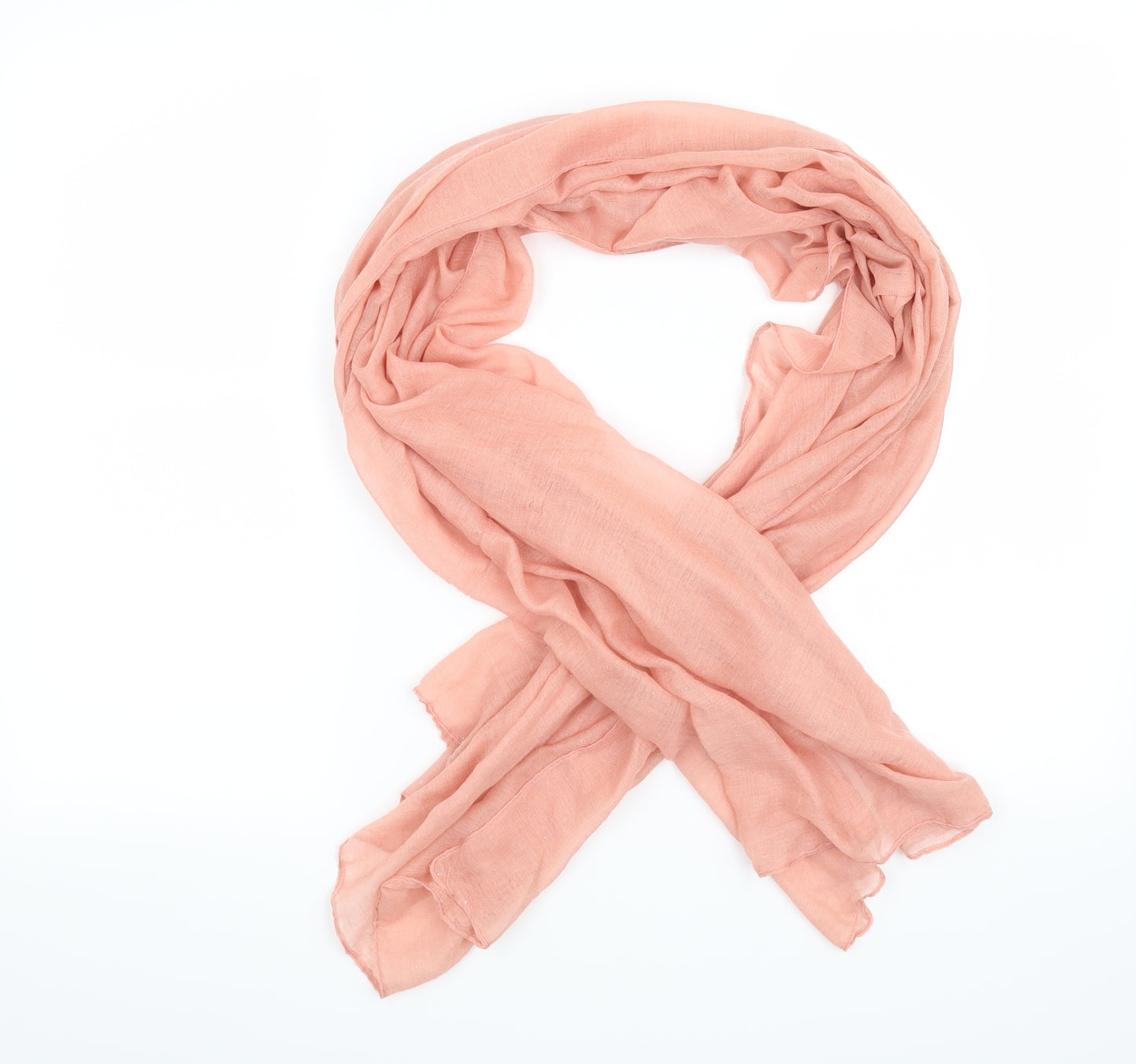 Preworn Womens Orange Scarf