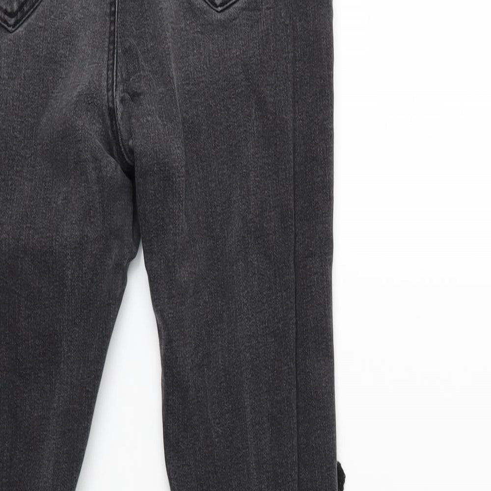 Missguided Womens Black Denim Skinny Jeans Size 8 L28 in