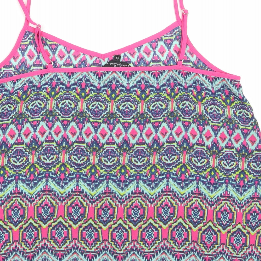 Candy Couture Girls Multicoloured Basic Tank Size 15 Years