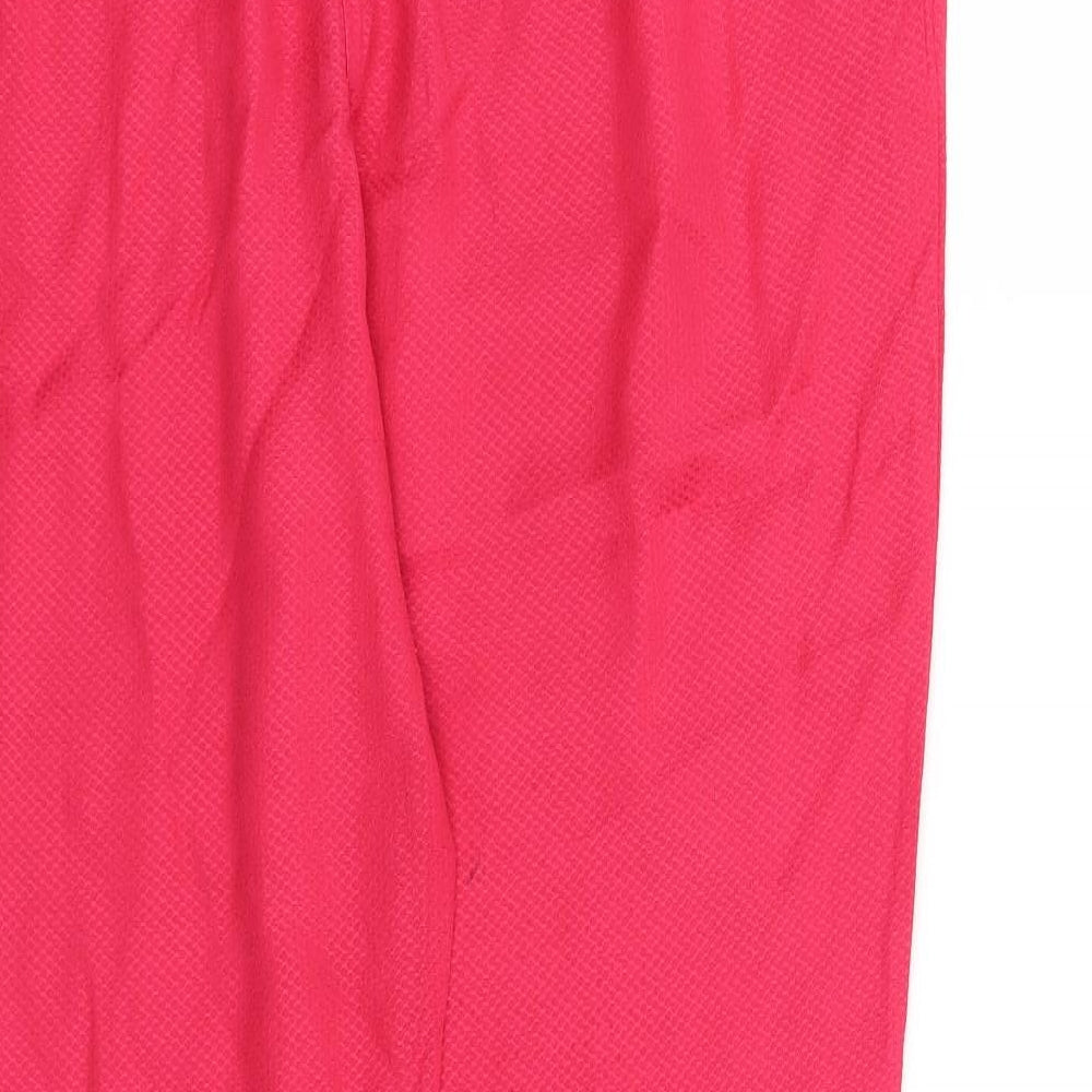 Mango Womens Pink Trousers Size 12 L27 in