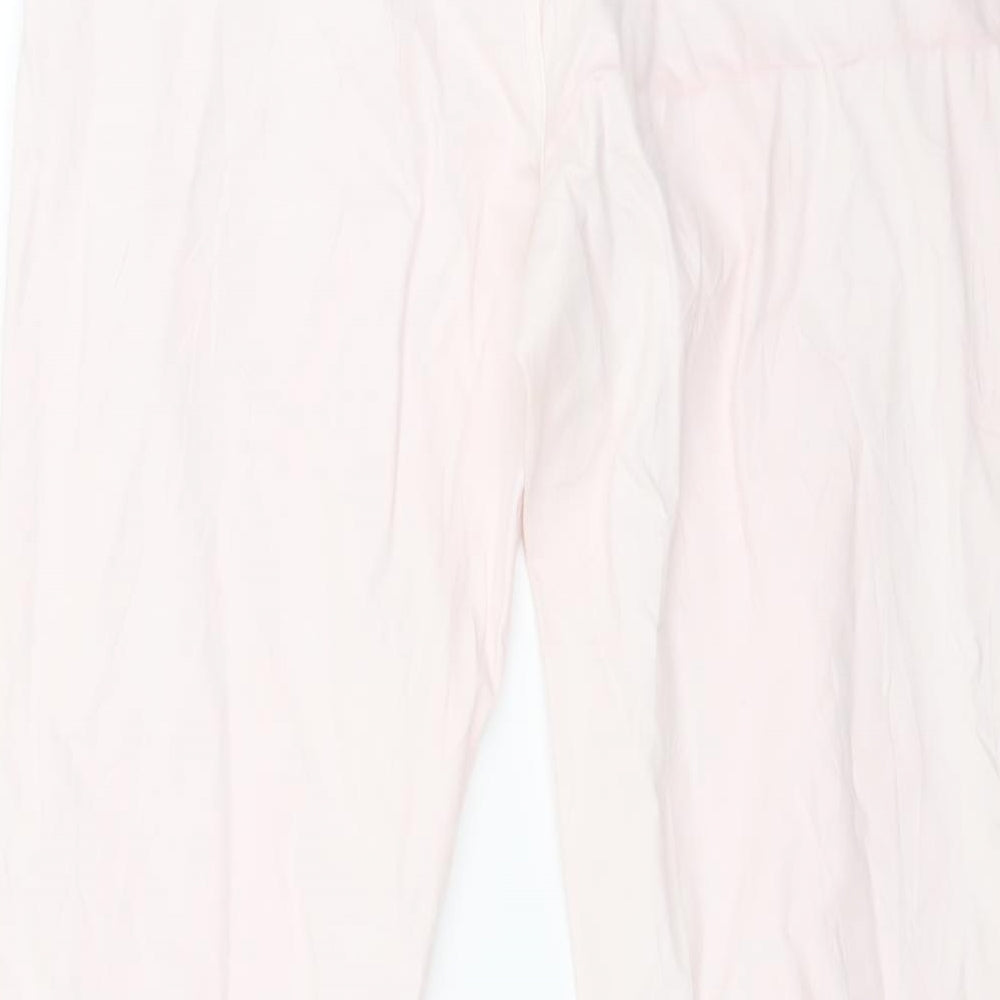 River Island Mens Pink Chino Trousers Size 34 L34 in