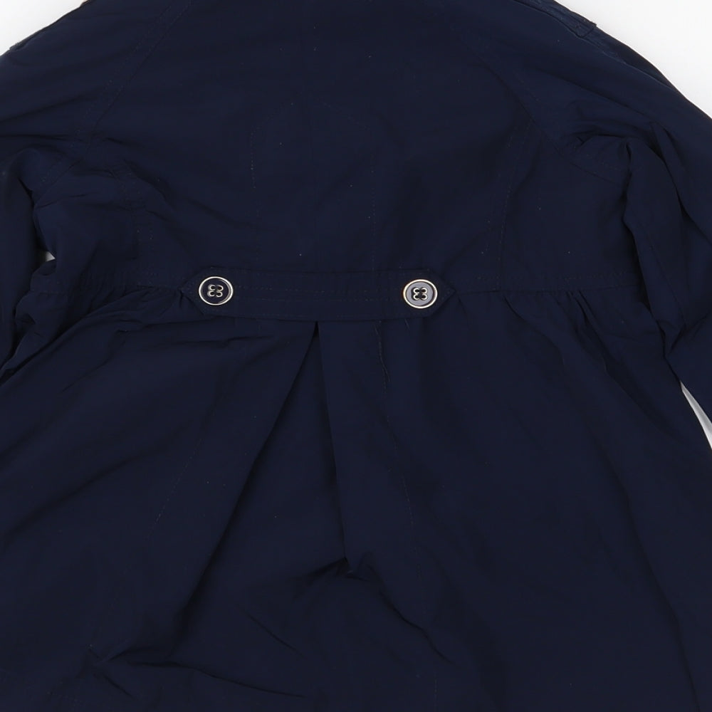 Chicco Girls Blue Basic Coat Coat Size 4 Years