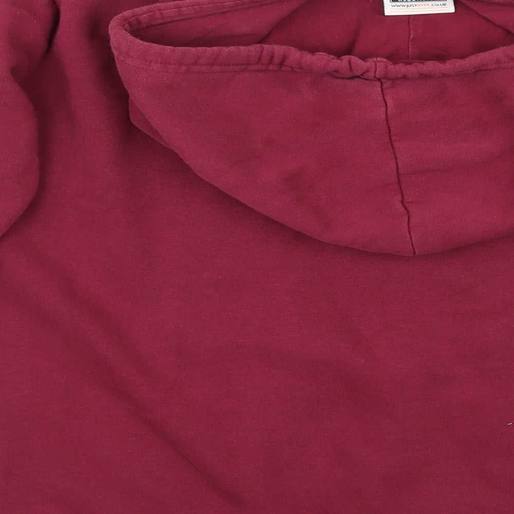 Hype Womens Purple Pullover Hoodie Size S