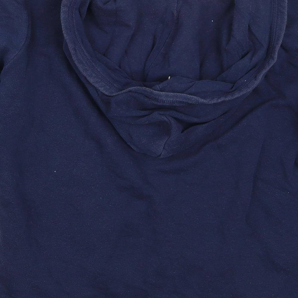 H&M Girls Blue Full Zip Hoodie Size 14 Years