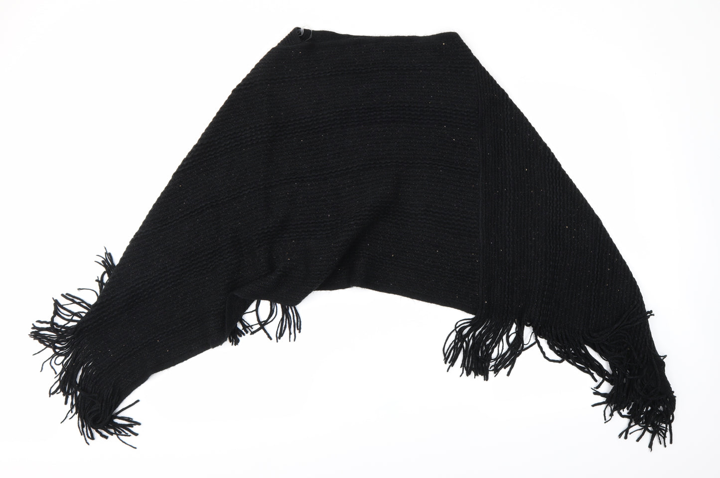 Preworn Womens Black Shawl/Wrap