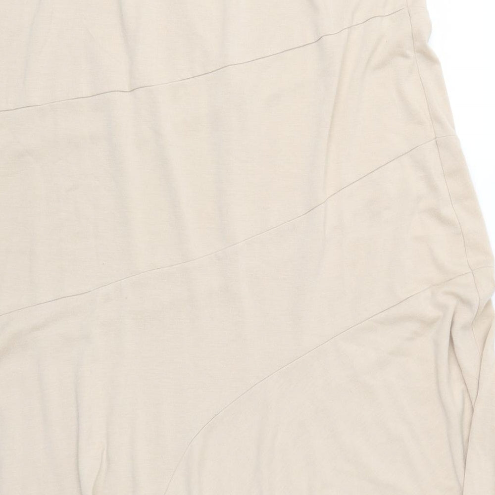 Charmance Womens Beige A-Line Skirt