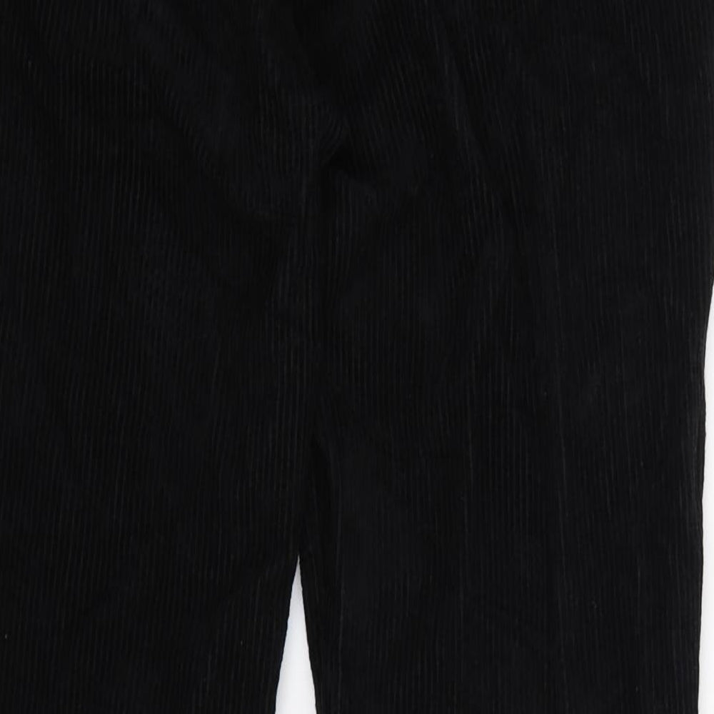 BDG Mens Black Corduroy Trousers Size 30 L32 in