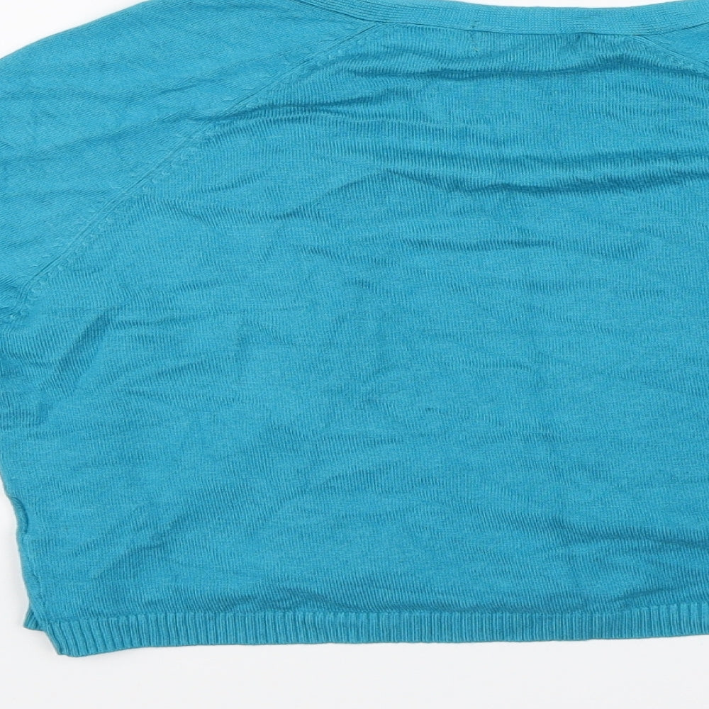 Tom Surton Girls Blue Cardigan Jumper Size 12 Years