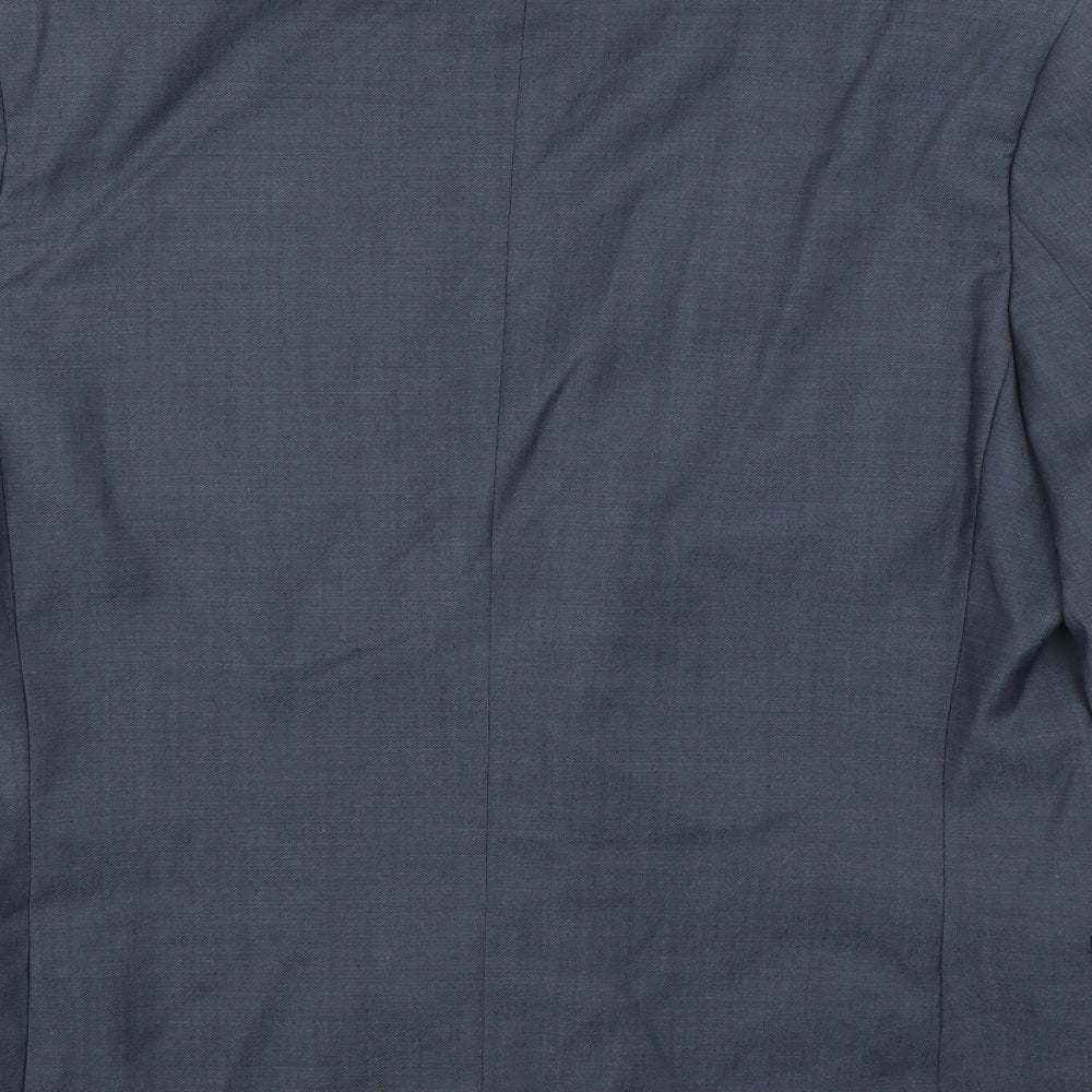 Topman Mens Blue Jacket Suit Jacket Size 42