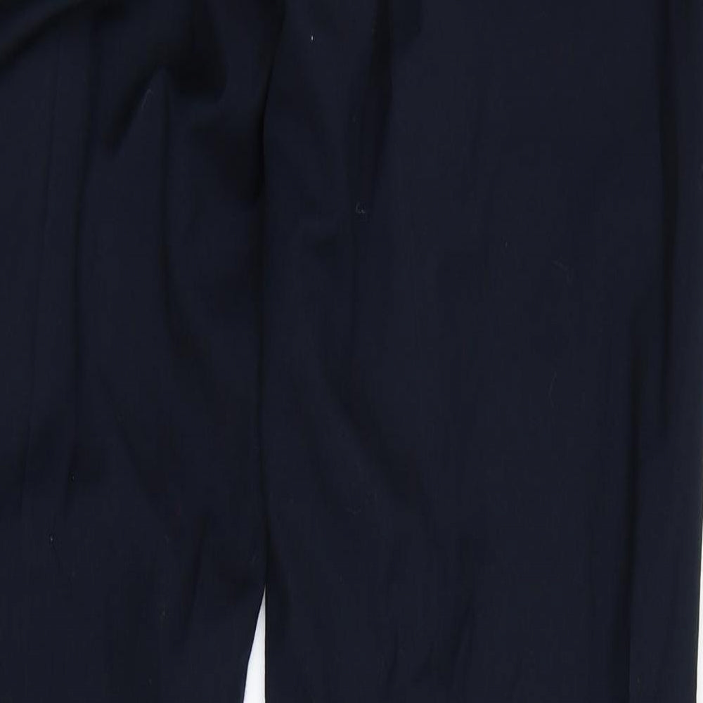 H&M Womens Blue Trousers Size 34 L30 in