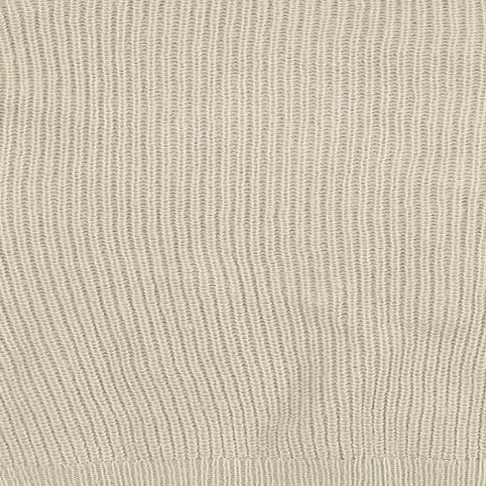 H&M Womens Beige Pullover Jumper Size S
