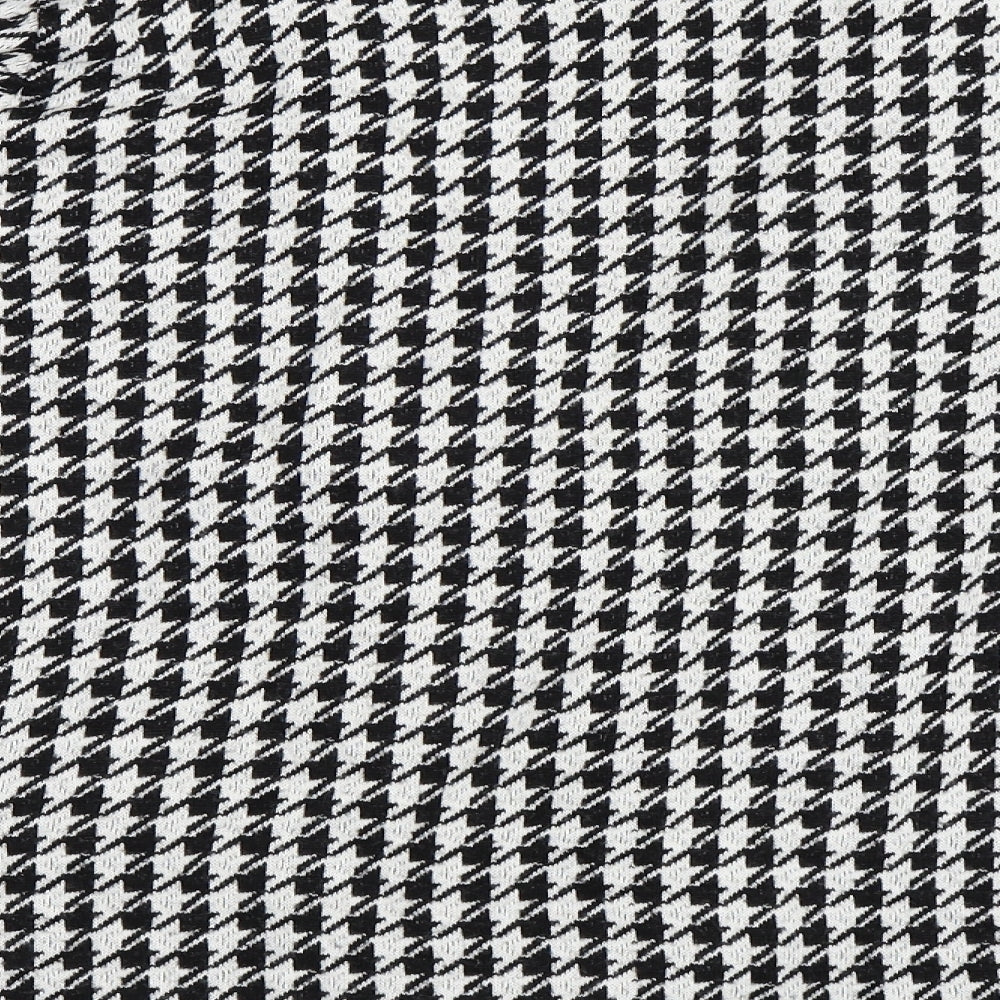 Doreen Lord Womens Black Houndstooth Jacket Blazer Size 18