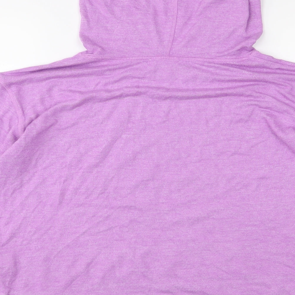 H&M Girls Purple Pullover Hoodie Size 13-14 Years