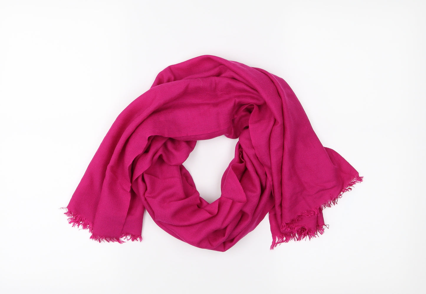 Preworn Womens Pink Scarf