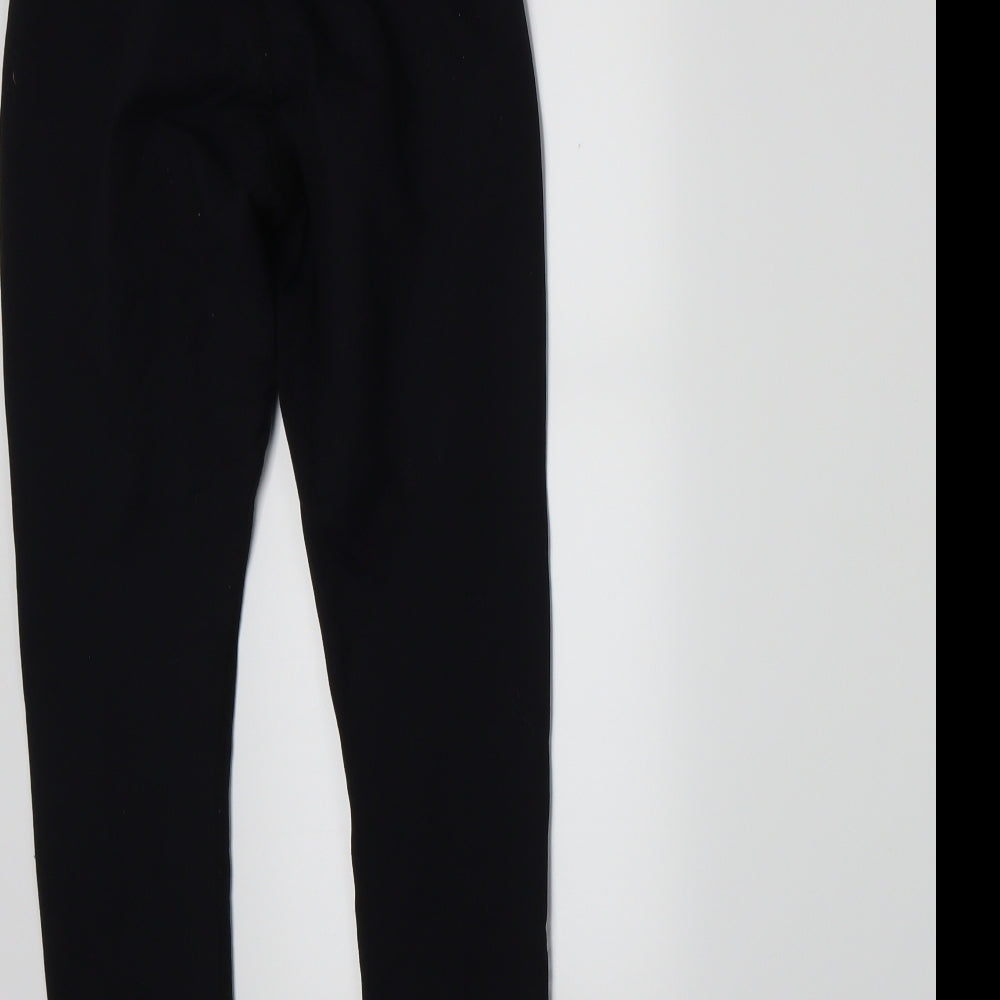 Preworn Womens Black Capri Leggings Size XS L23 in