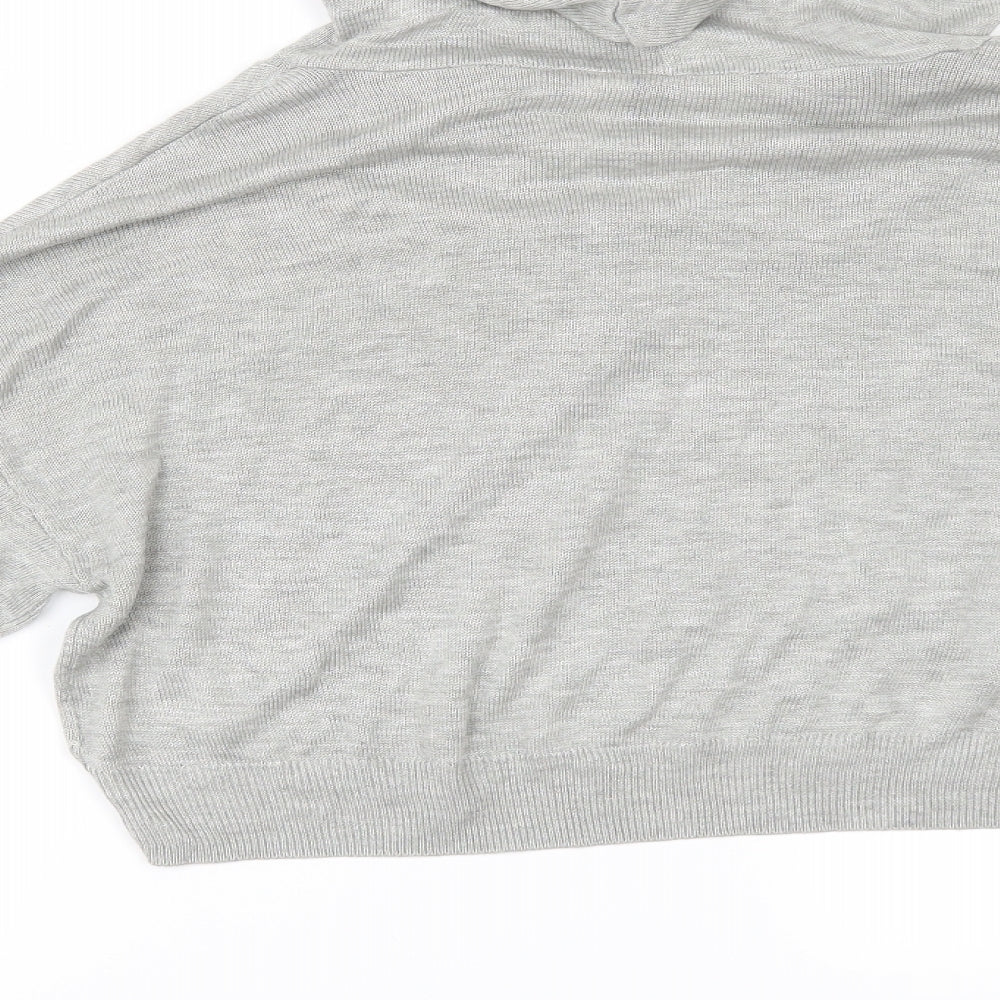 Divided by H&M Womens Grey Pullover Jumper Size M - CROPPED