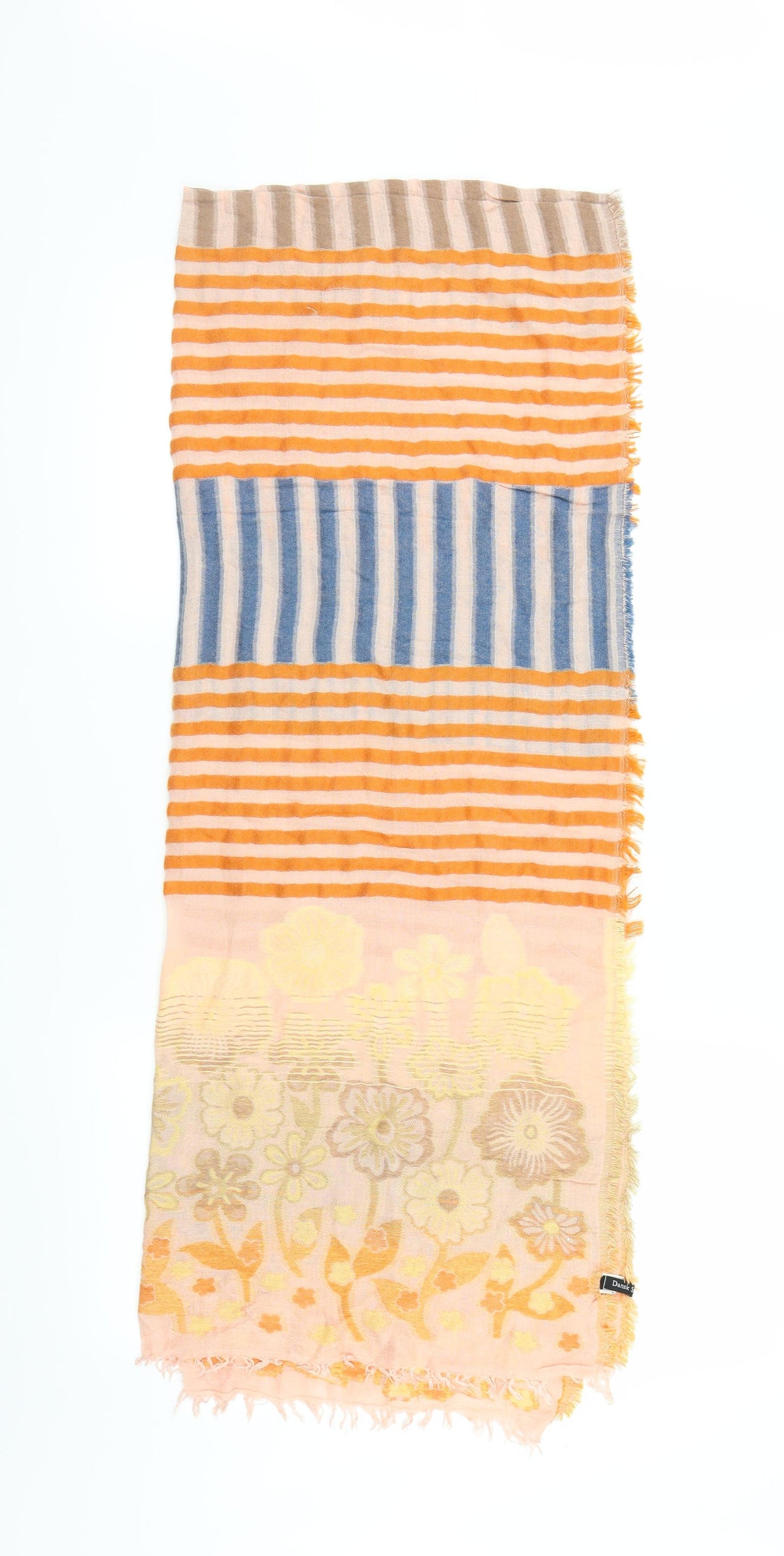 Preworn Womens Orange Scarf