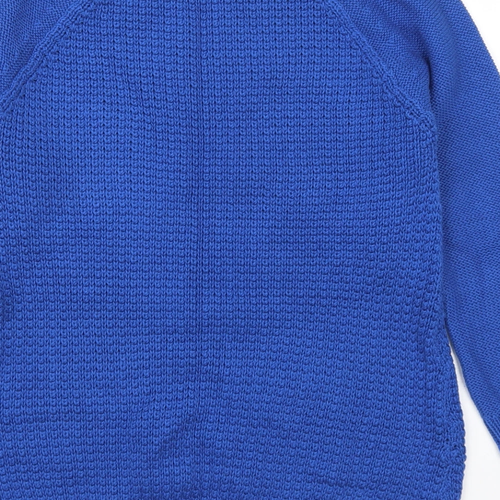 F&F Womens Blue Pullover Jumper Size 8