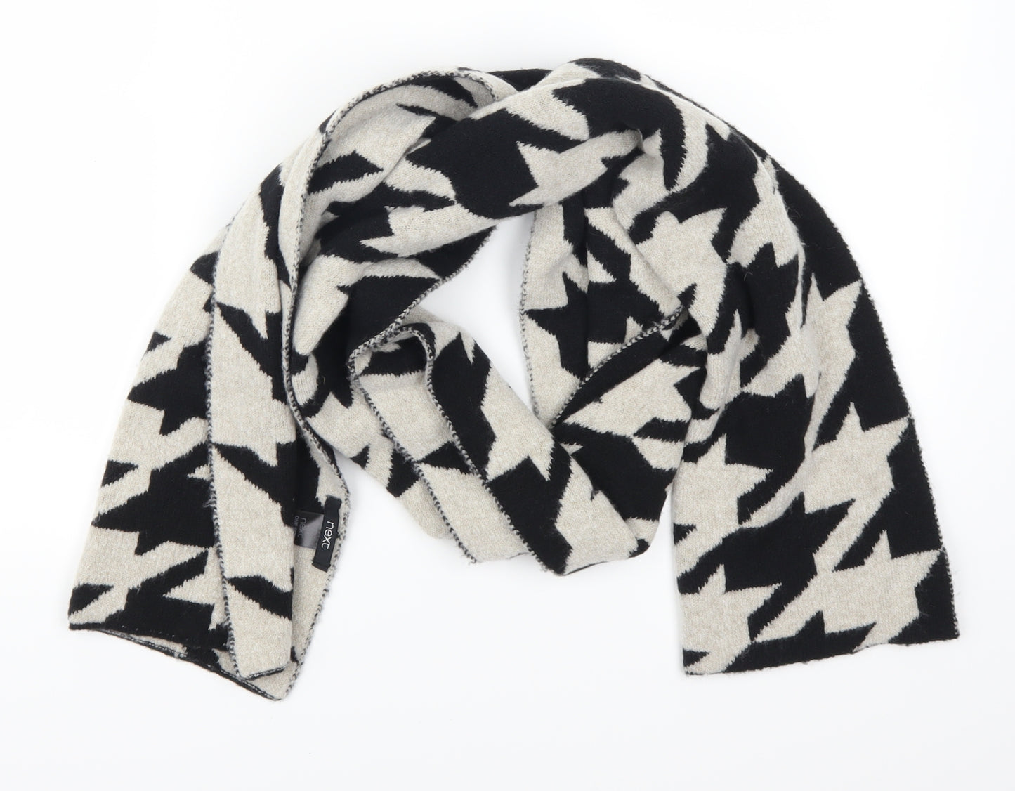 NEXT Womens Grey Herringbone Scarf