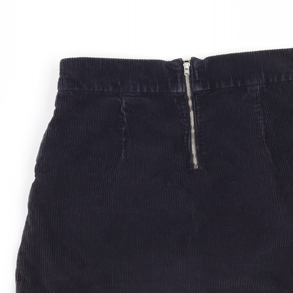Moto Womens Blue Mini Skirt Size 8