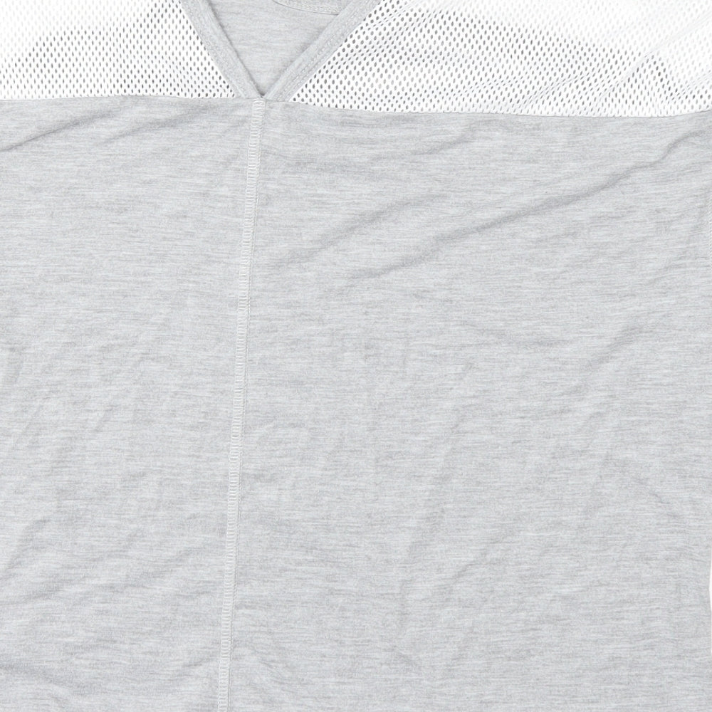 target active Womens Grey Basic T-Shirt Size 8