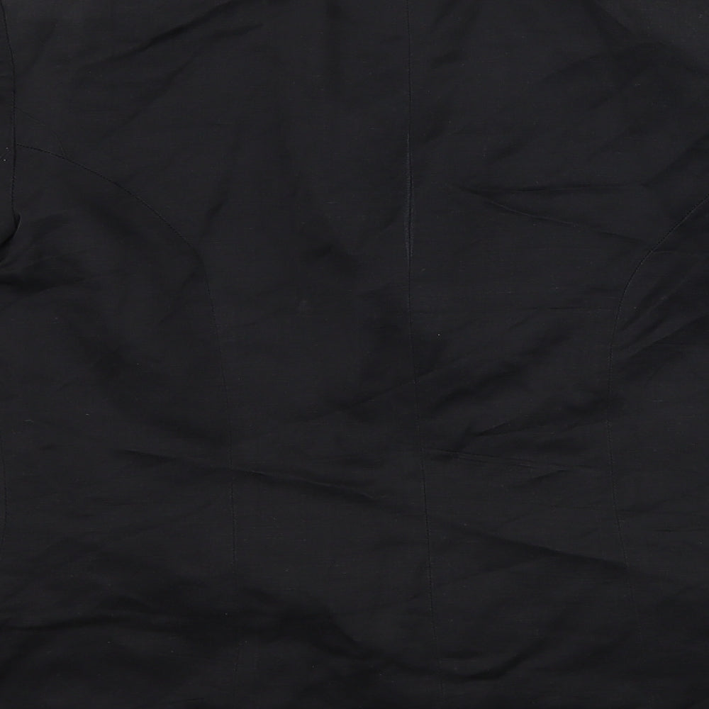 Topshop Womens Black Jacket Size 12