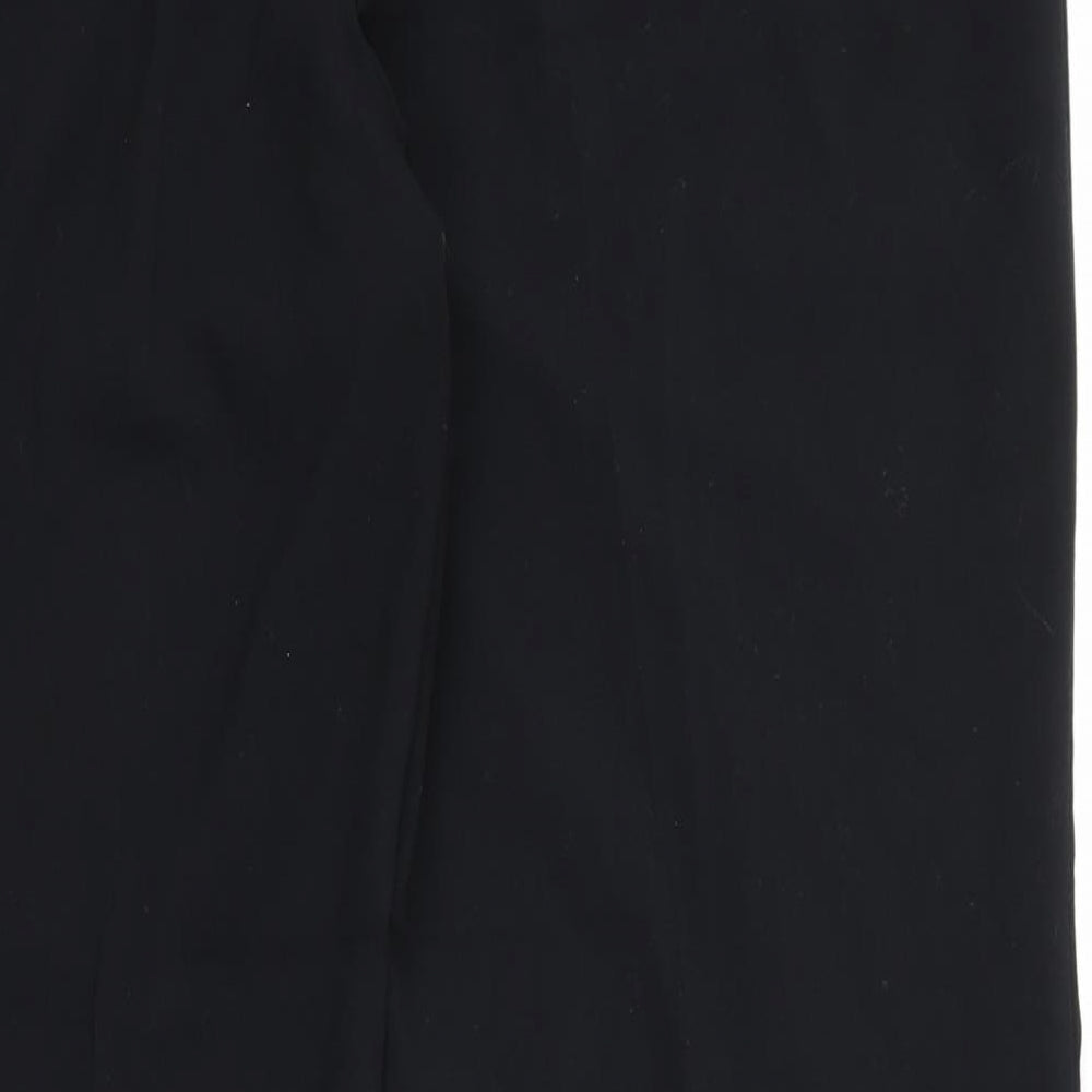 Marks and Spencer Womens Black Trousers Size 36 L30 in