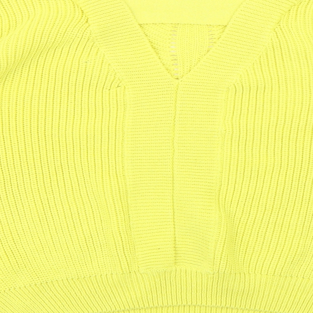 Atmosphere Womens Yellow Knit Pullover Jumper Size 10