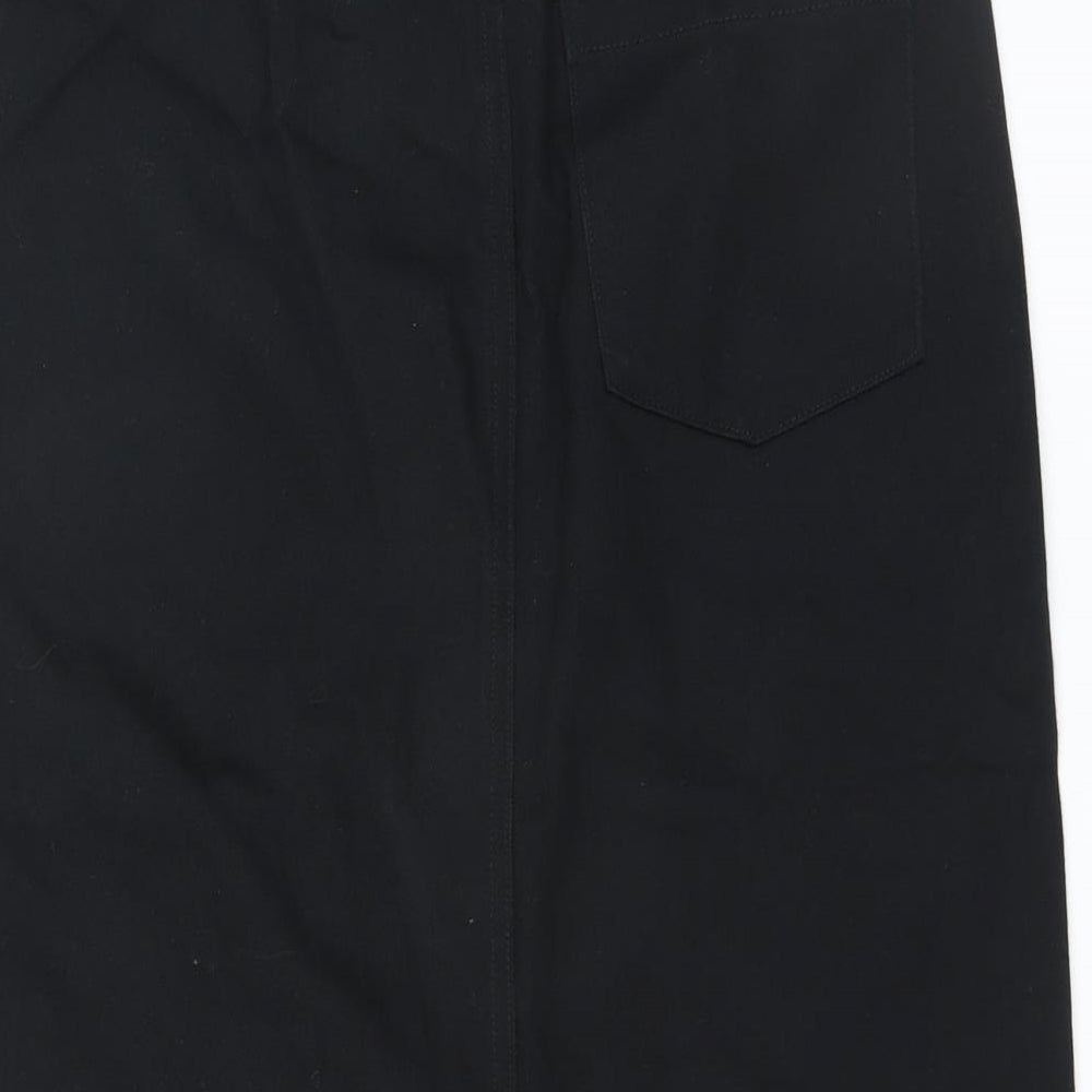 Uniqlo Womens Black Straight & Pencil Skirt Size 26 in