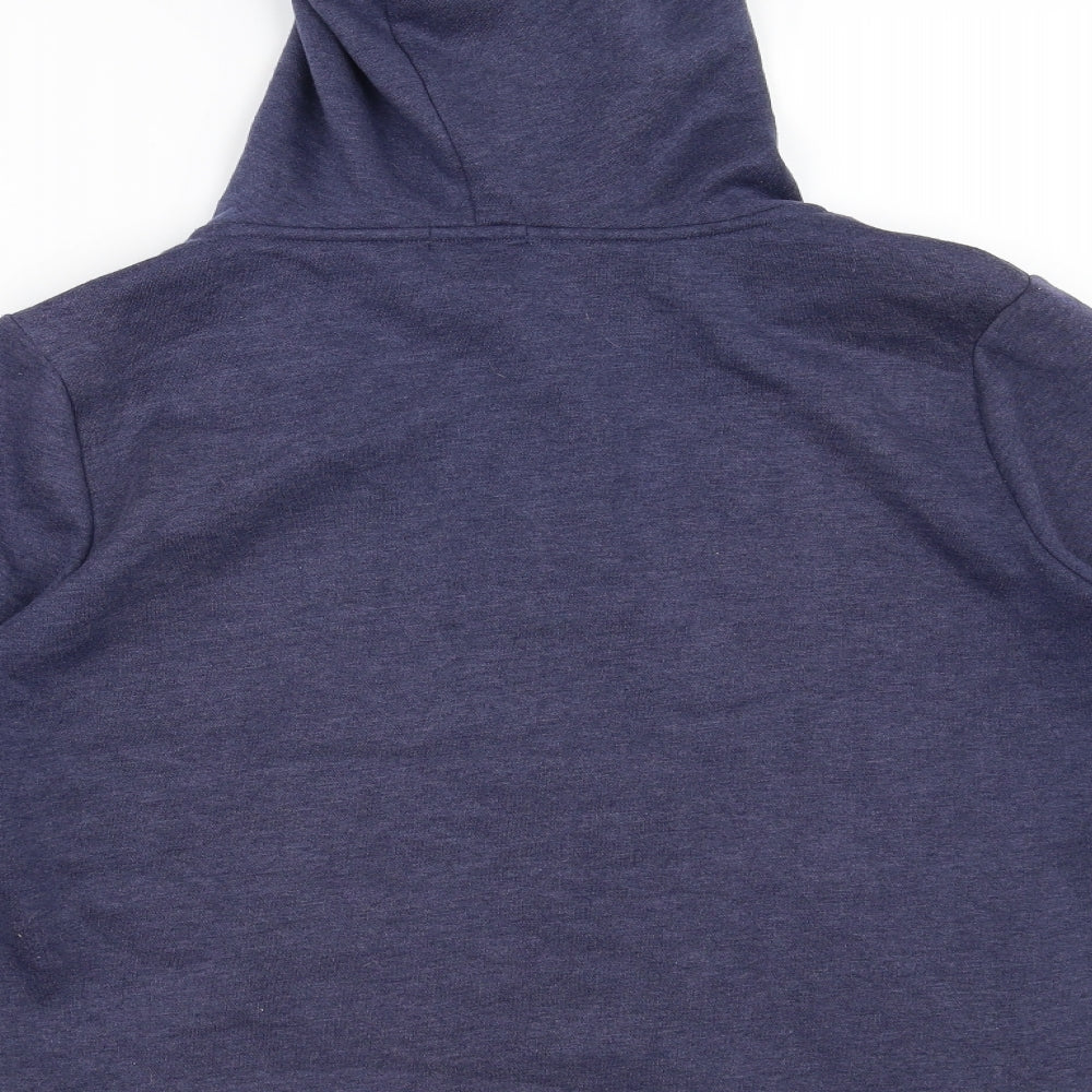 Papaya Mens Blue Full Zip Sweatshirt Size M
