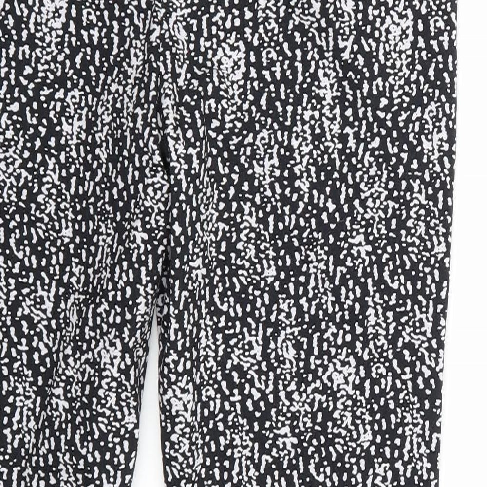 George Womens Black Trousers Size 14 L27 in