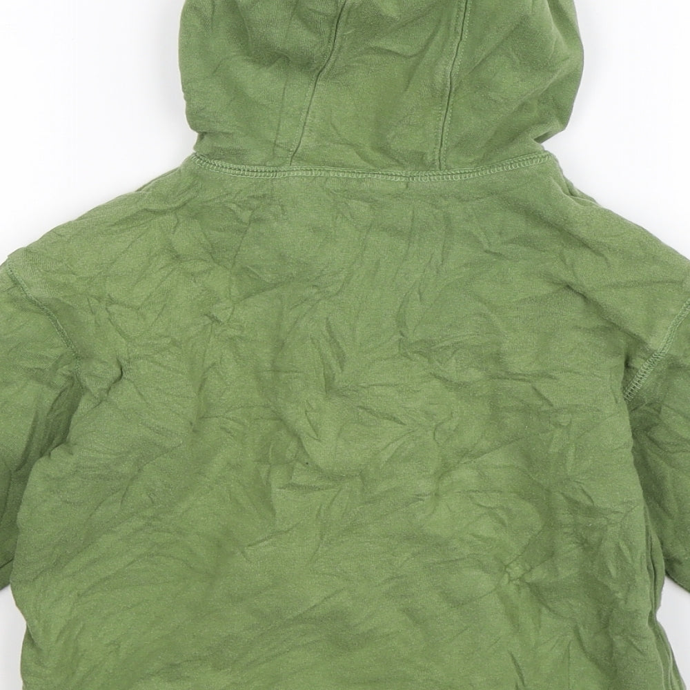 Vertbaudet Boys Green Full Zip Hoodie Size 8 Years