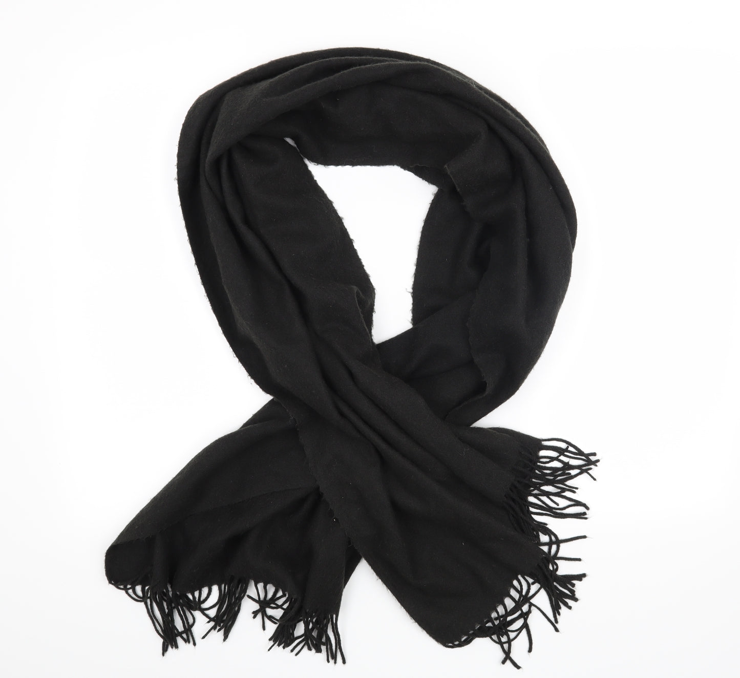 Preworn Womens Black Scarf