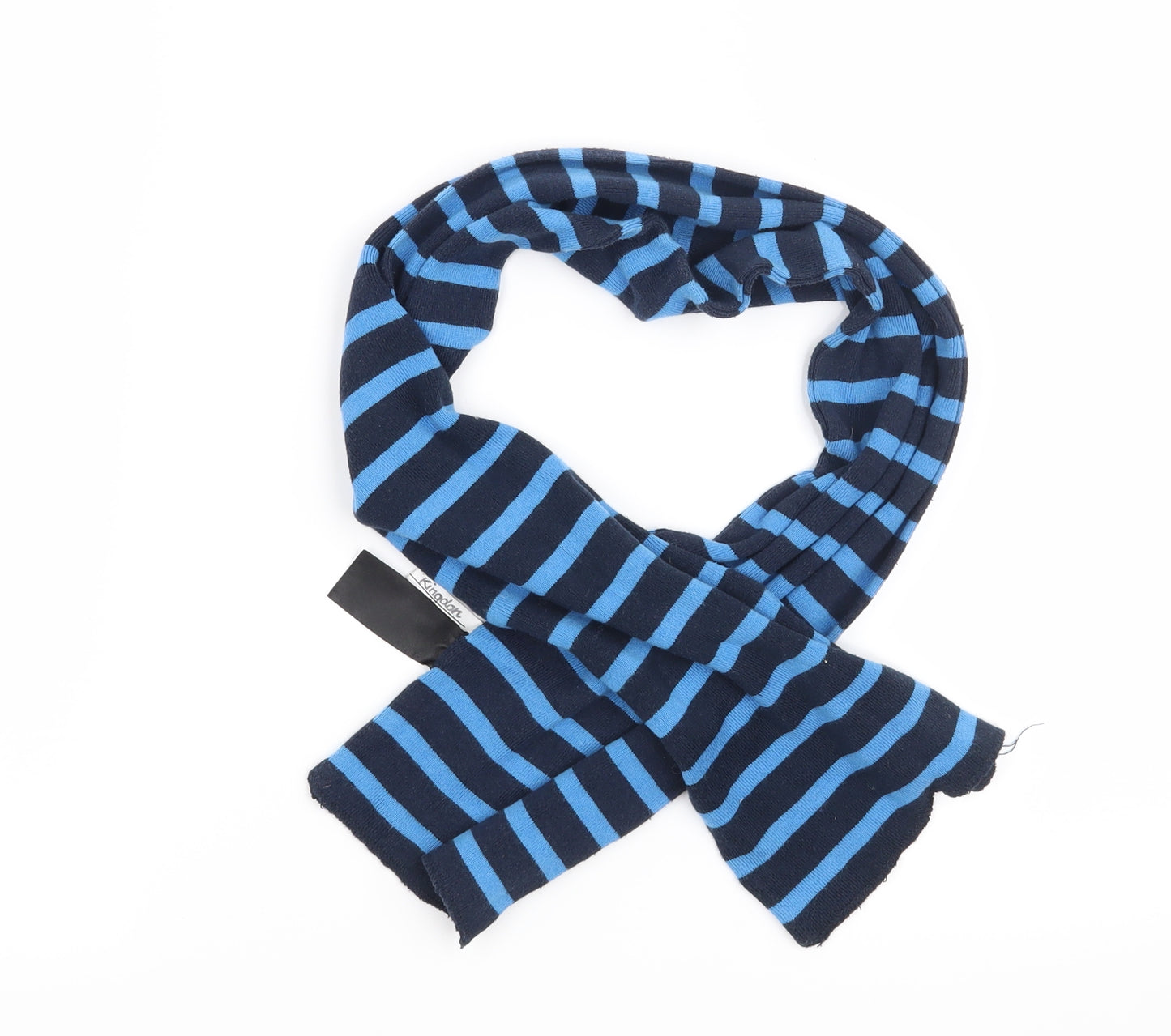 Preworn Boys Blue Striped Scarf One Size