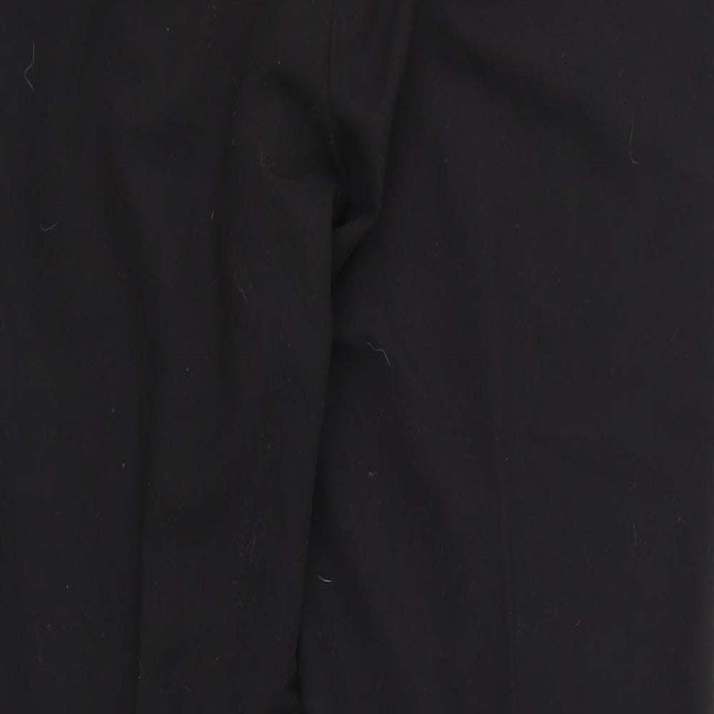 George Womens Black Rayon Trousers Size 14 L29 in