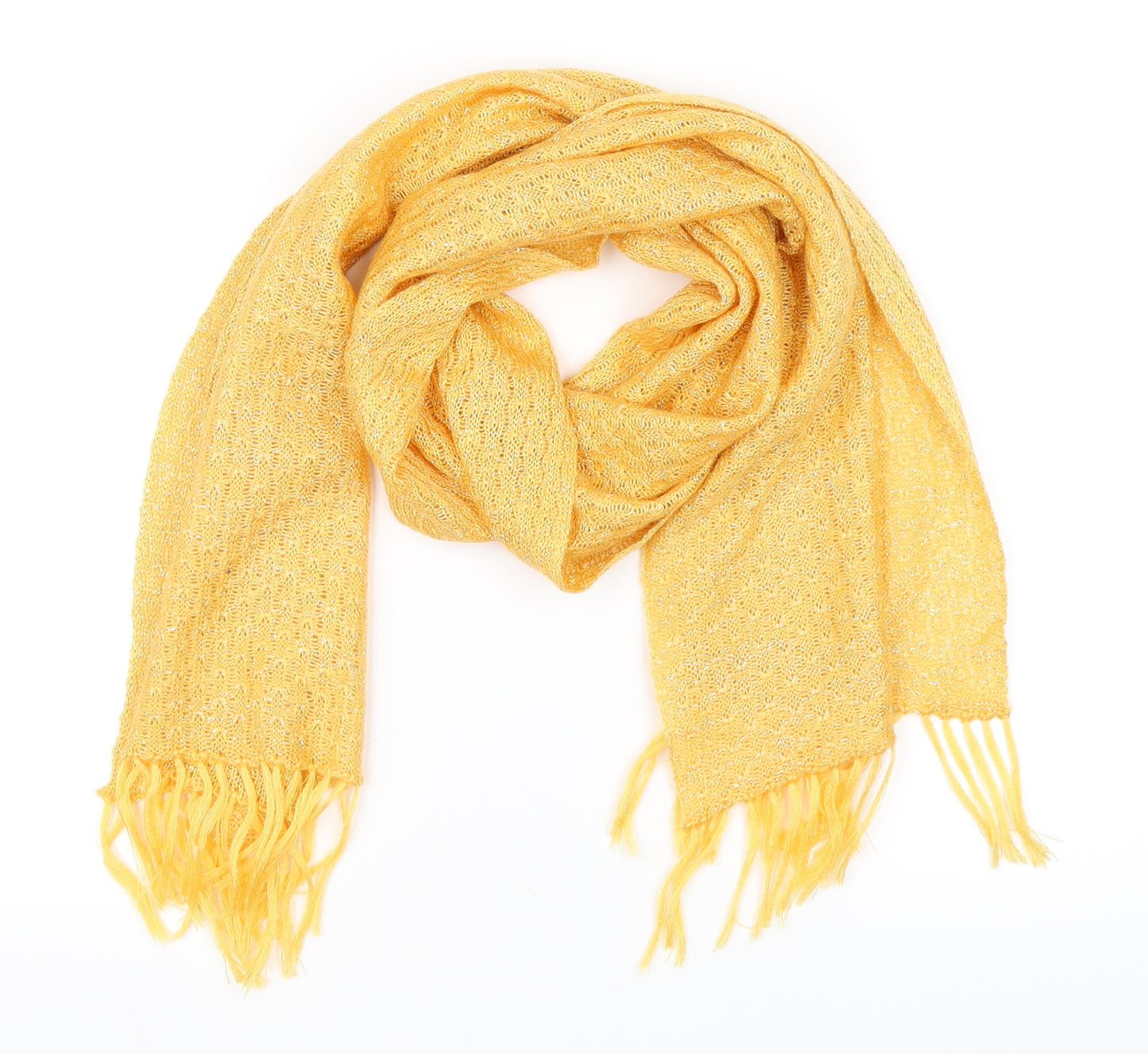 Preworn Womens Yellow Scarf