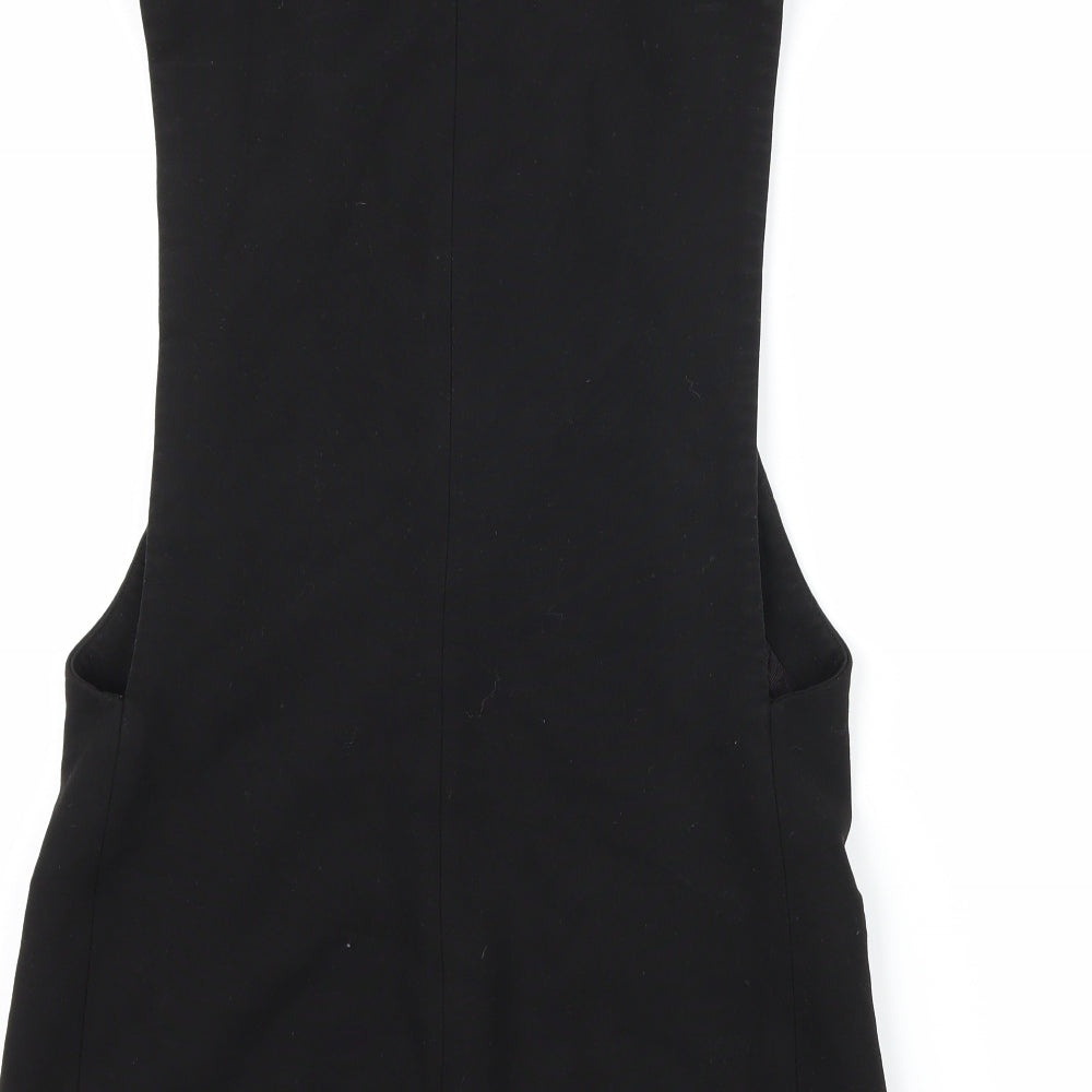 Zara Womens Black Jacket Waistcoat Size S