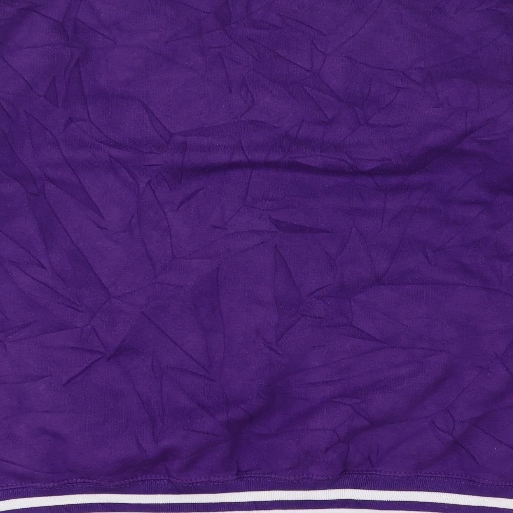 Awdis Boys Purple Jersey Jacket Size L