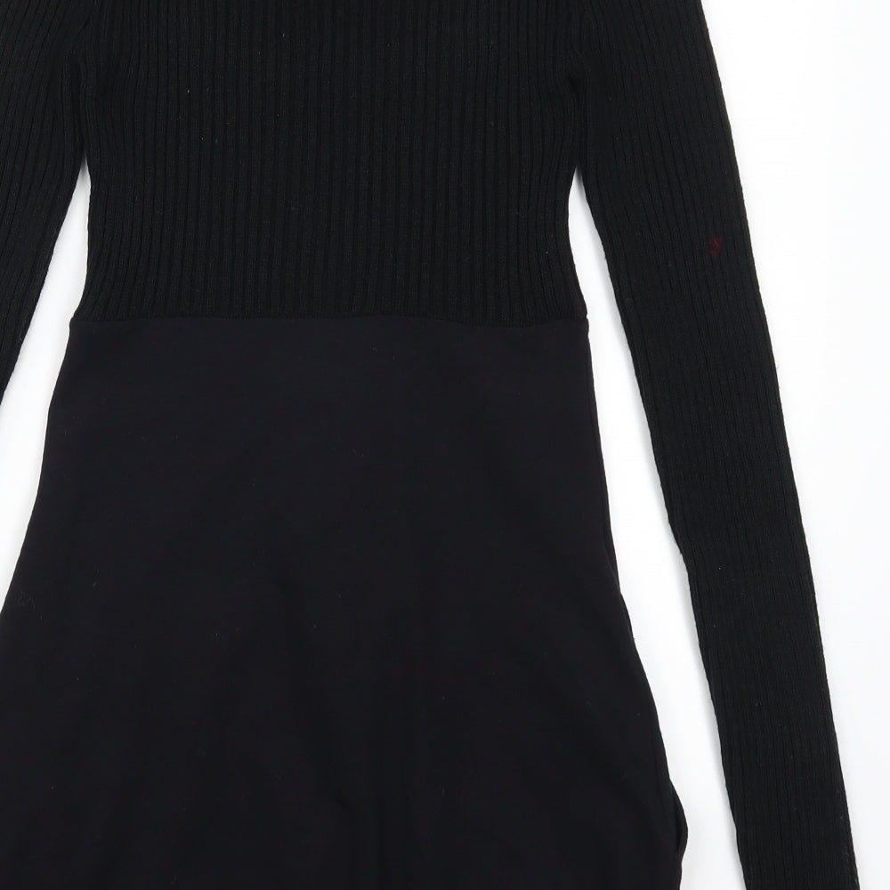 Miss Sixty Womens Black Jumper Dress Size M