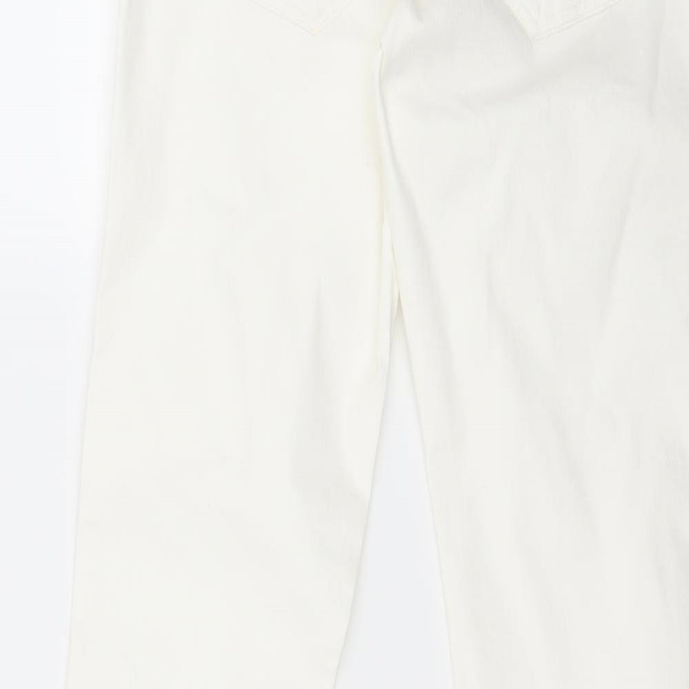 H&M Womens White Denim Skinny Jeans Size 29 in L32 in