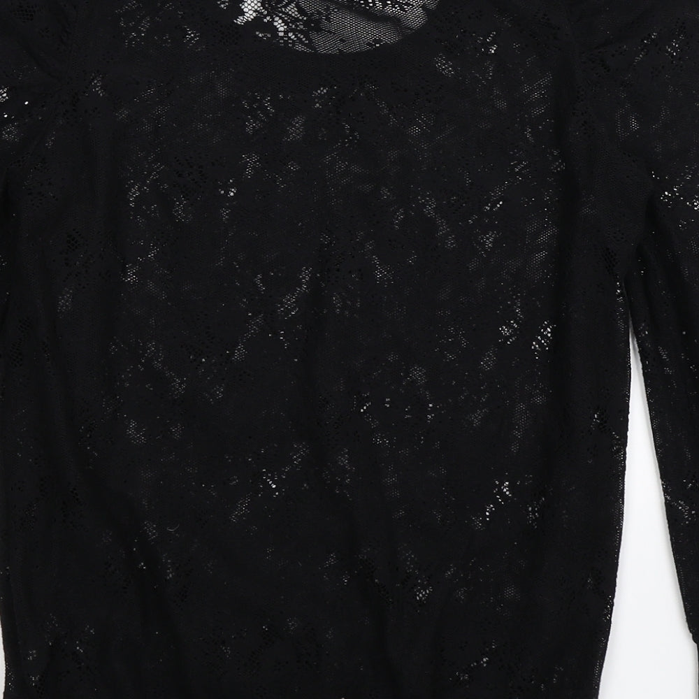 Denim Co Womens Black Knit Pullover Jumper Size 8