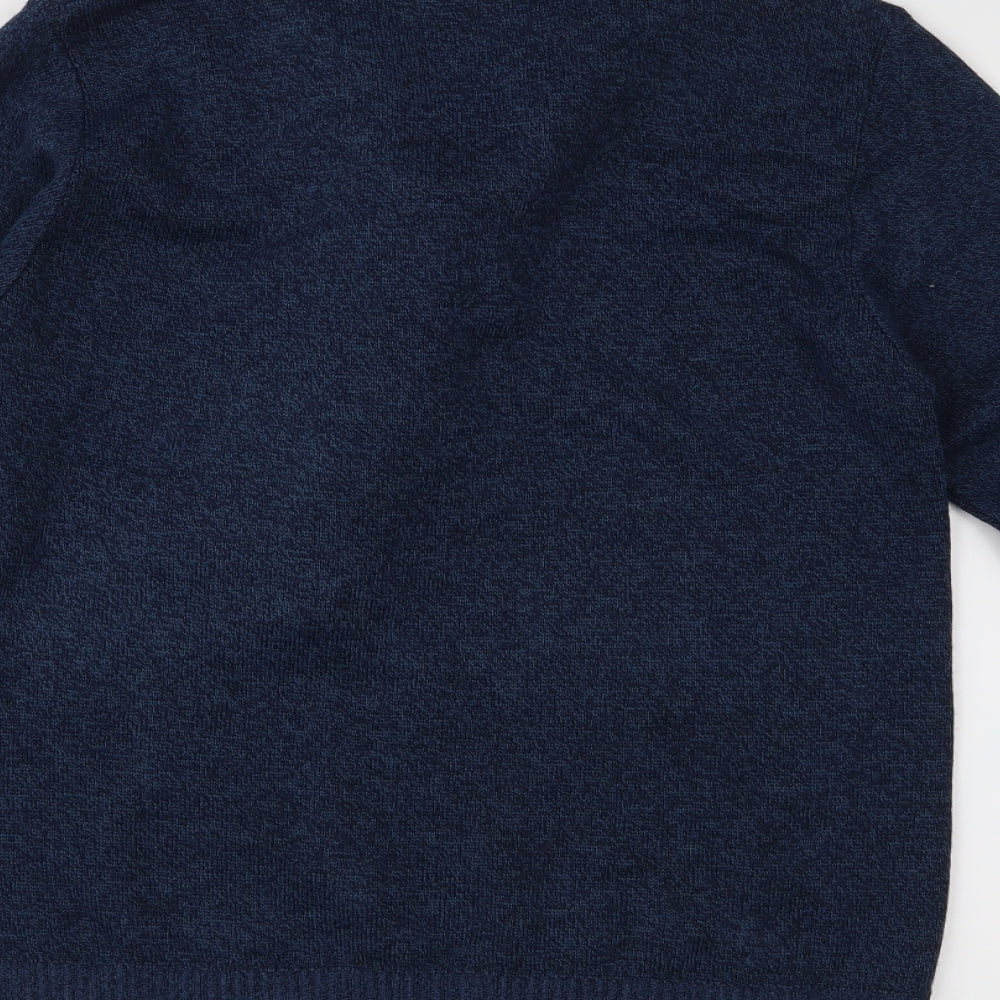 Preworn Womens Blue Knit Pullover Jumper Size M