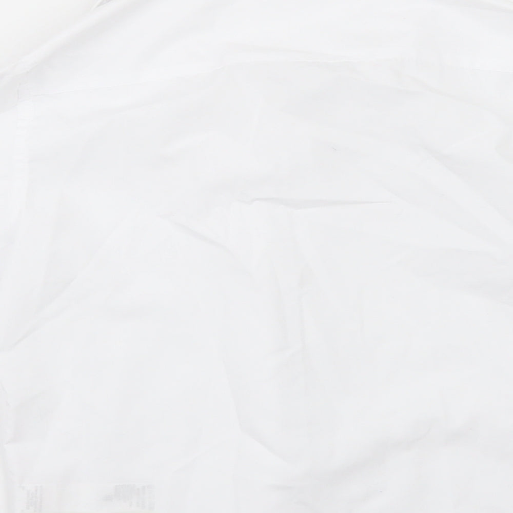 Marks and Spencer Girls White Basic Button-Up Size 9-10 Years - SCHOOL