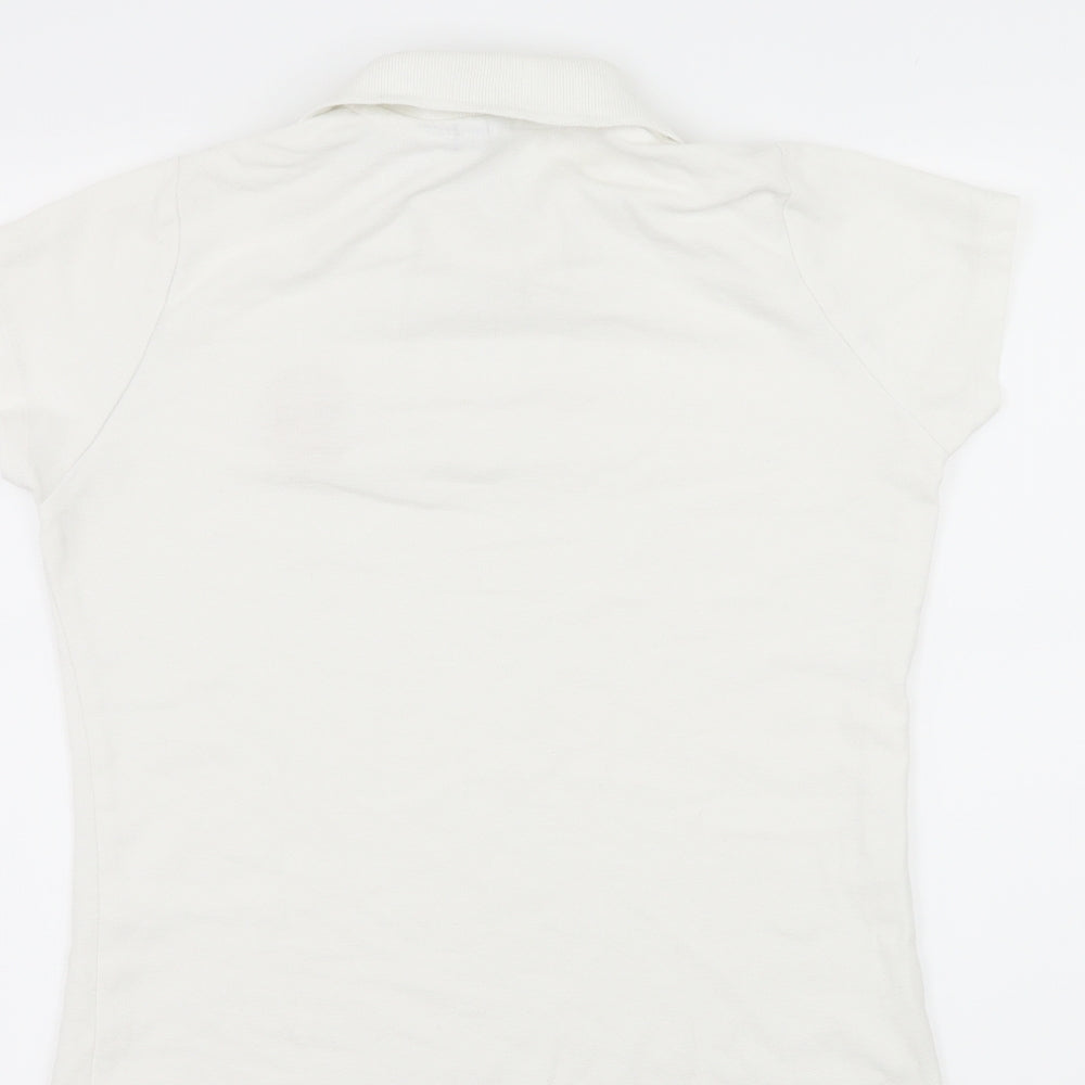 Rozen Boys White Jersey Basic T-Shirt Size M - Club France Mexico