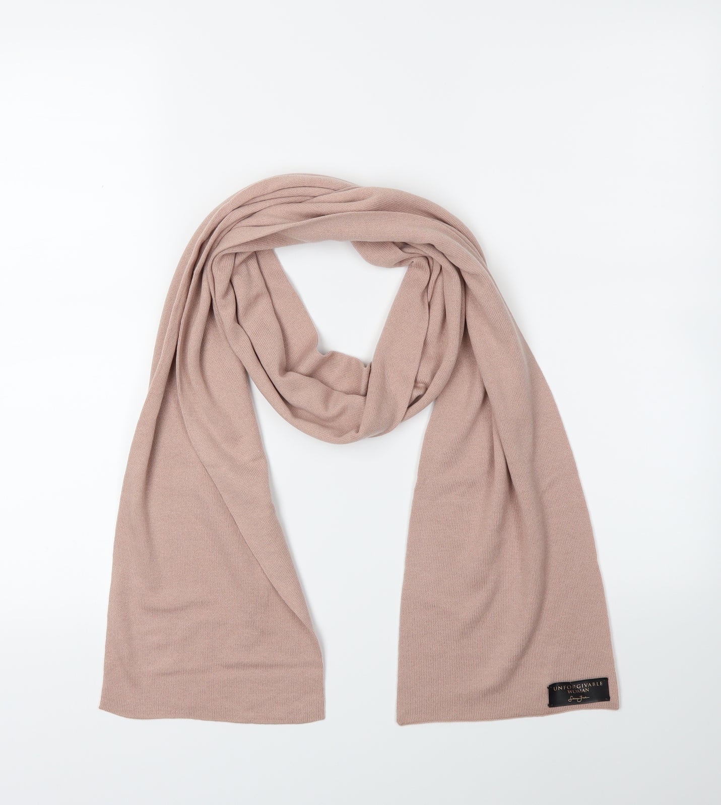 Preworn Womens Pink Scarf