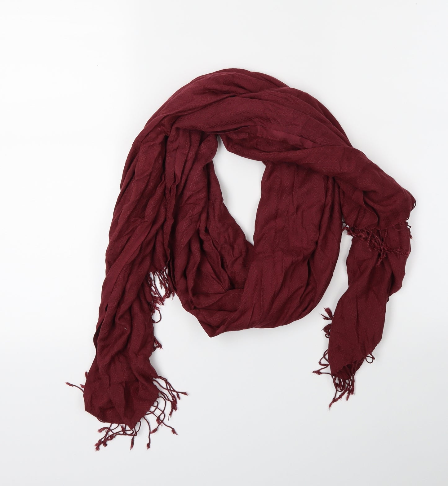 Preworn Womens Red Scarf