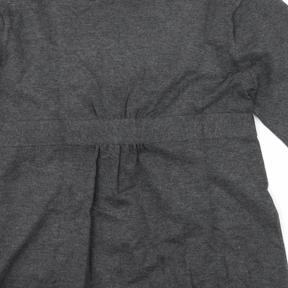 carling Womens Grey Basic T-Shirt Size L