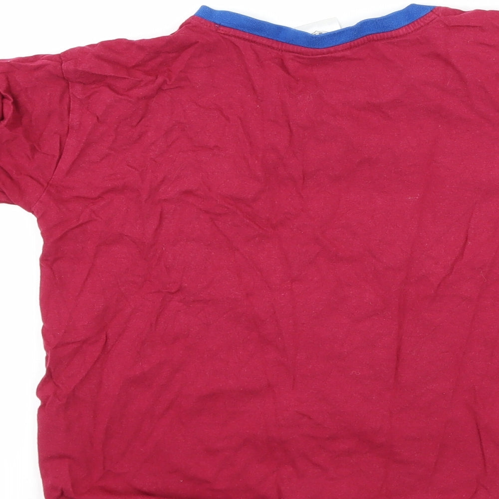 FC Barcelona Boys Purple Basic T-Shirt Size 8-9 Years - FC Barcelona