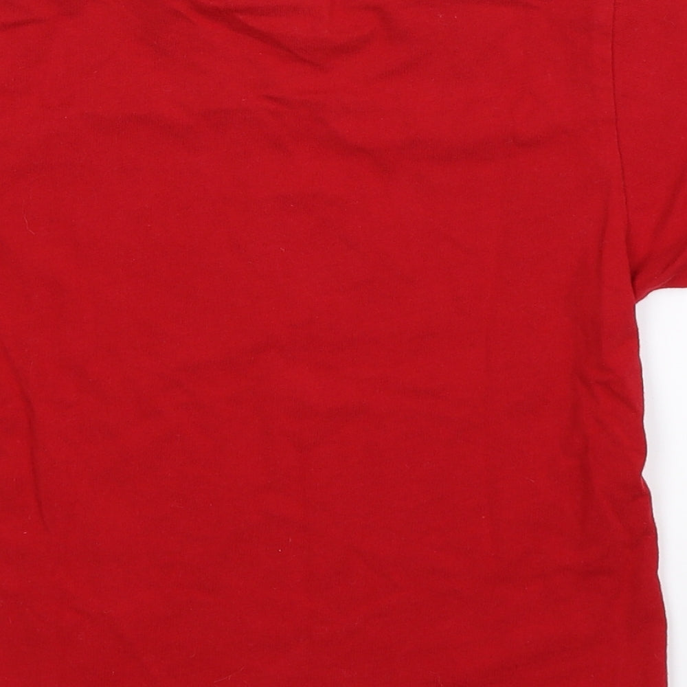 Alba Creation Boys Red Basic T-Shirt Size 4 Years