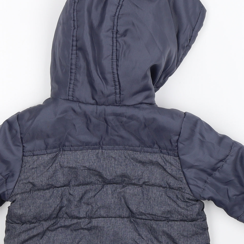 Bambini Baby Grey Puffer Jacket Jacket Size 6-9 Months